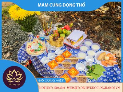 Mâm cúng động thổ- gói 1