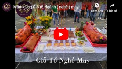 Mâm Cúng Giỗ Tổ Ngành Nghề May